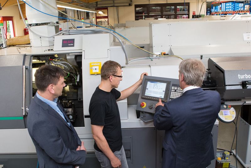 Die Kombination aus dem Messtaster TC76-Digilog von Blum-Novotest und der Cincom M32-Drehmaschine brachte den entscheidenden Durchbruch in der Fertigung der Schnellverschlusskupplung. (Blum-Novotest)
