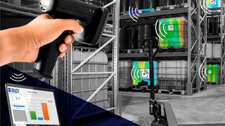 Neue RFID-Klebeetiketten von Brady ermöglichen das drahtlose Ablesen und Überwachen der Temperatur von Lagergut.  (Brady)