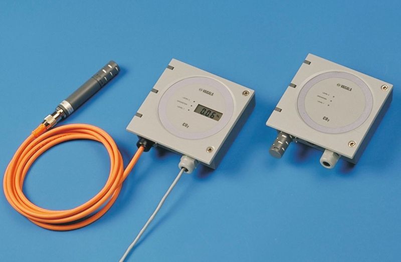 Abb. 2a: Der Vaisala Carbocap Kohlendioxid-Messwertgeber GMT221... (Bild: Vaisala)