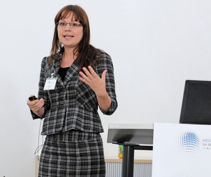 „Das Projekt ‚Image to Implant‘ verfolgt das perfekte Zusammenspiel von virtueller und realer Welt“, erläuterte Sabine Fietz, Siemens. (Bild: Reinhardt)