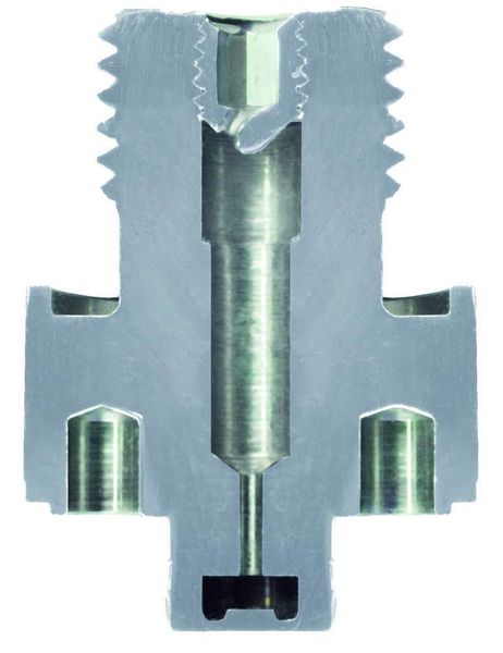 Bild 1: Dämpfungselement zum Schutz vor Druckspitzen. (Archiv: Vogel Business Media)