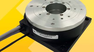 Die AXD-Drehtische bringen – je nach Ausführung –  2,35 kg bis 9,80 kg auf die Waage. (A-Drive)