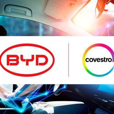 This image apparently symbolizes the closeness between the plastics specialist Covestro and the Chinese automotive manufacturer BYD. Now both are coming even closer together to help shape the future of mobility sustainably. Here are some details ... (Image: Metamorworks / Covestro)