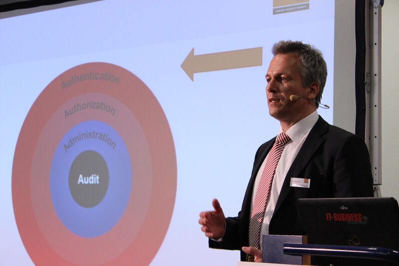 Dr. Peter Schill, LSE, zeigte auf, wie flexible Authentifizierung eine sichere Zukunft ermöglicht. (Vogel IT-Akademie)