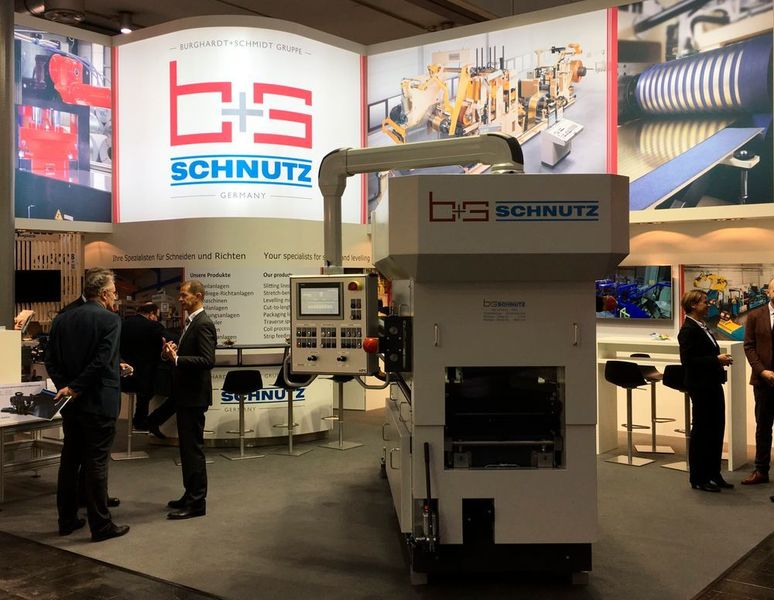 Vorgestellt werden die neuen Geräte im Rahmen der diesjährigen Blechexpo in Stuttgart auf dem der Burghardt + Schmidt-Gruppe. (Burghardt + Schmidt und Schnutz)