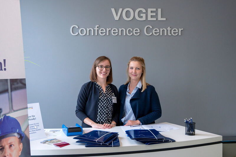 Herzlich willkommen im Vogel Conference Center: Registrierung zum 1. SIL-Forum (J. Untch / Vogel Communications Group)