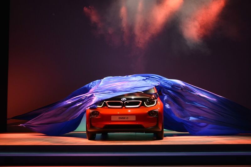 In London wurde der BMW i3 in Orange präsentiert. (BMW Group)
