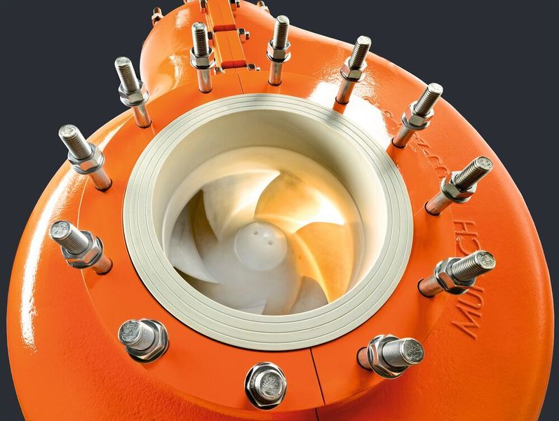 Die neue voll gepanzerte Chemiepumpe NPC 300  (Dieter Klaas/PHOTODESIGNKLAAS/Munsch)
