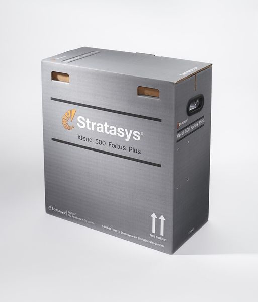 Am Freitagabend einschalten, Montag ist das Teil fertig: Xtend 500 Fortus Plus ist eine großformatige Materialbox für Fortus 3D-Produktionssysteme, die fünfmal so viel Output wie die Standardbehälter liefern kann. (Bild: Stratasys)