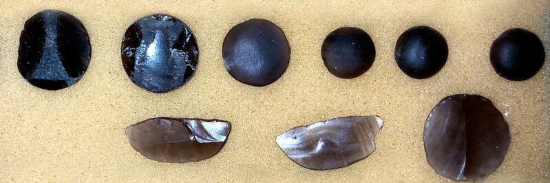 Obsidianwerkstücke aus Xalasco bestehen aus einem Material, das in der Nähe der Fundstelle gefördert wurde, fanden Archäologen mithilfe Künstlicher Intelligenz heraus.