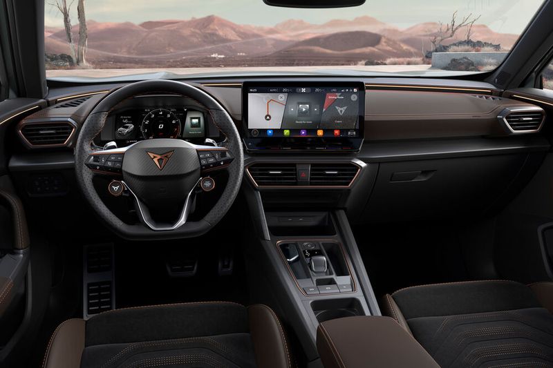 Digital, sportlich, edel: Der Innenraum des Cupra Formentor VZ5. (Bild: Cupra)
