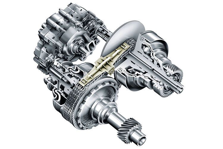 Die im asiatisch-pazifischen Raum, insbesondere in Japan, beliebten CVT-Getriebe rüstet LuK mit Laschenketten, Scheibensätzen und der notwendigen Hydraulik aus. (Foto: Schaeffler)