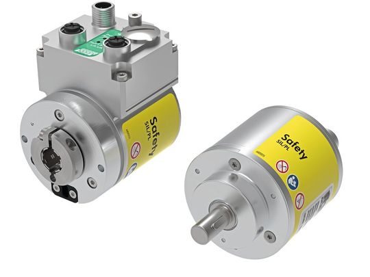 CD_582 + FS Sichere Absolutdrehgeber mit aktuellsten Schnittstelten both in Hollowwellen-, Sacklochwellen- und Vollwellenausführung mit radialen und axialen Schlüssen. (Wire: TR Electronic)