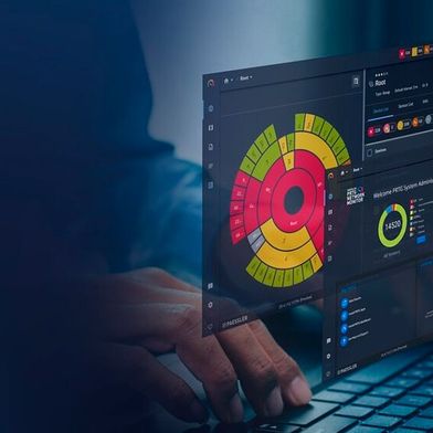 Sensor-Übersichten und Alarmanzeigen machen Abweichungen vom normalen Netzwerkverkehr sichtbar, etwa wenn Flow-Sensoren ungewöhnliche Verbindungen oder Datenvolumen registrieren. (Bild: Paessler)