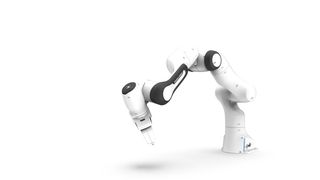 Leichtbauroboter wie dieser Cobot lassen sich  über Apps schnell an jede beliebige Anwendung anpassen und sind auch für die direkte Zusammenarbeit mit dem Werker geeignet. (Bild: Franka Emika)