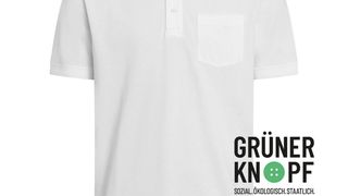 Das erste Grüner-Knopf-zertifizierte Poloshirt mit Industriewäsche-Eignung auf dem Markt. (Bild: Brands Fashion)