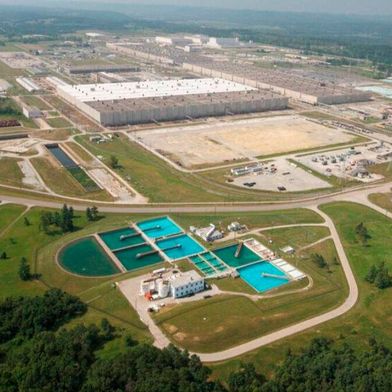 Das Gelände der ehemaligen Urananreicherungsanlage in in Pike County, Ohio. (Bild: DOE)
