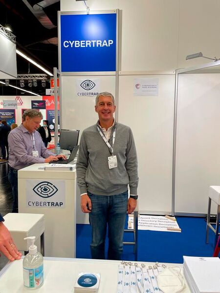 Franz Weber, CEO von CyberTrap, kam aus Wien zur it-sa nach Nürnberg angereist. (Vogel IT-Medien GmbH)