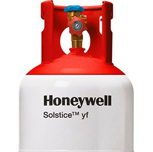Wird mittlerweile in immer größeren Mengen produziert: das Kältemittel R1234yf.(Foto:  Honeywell)
