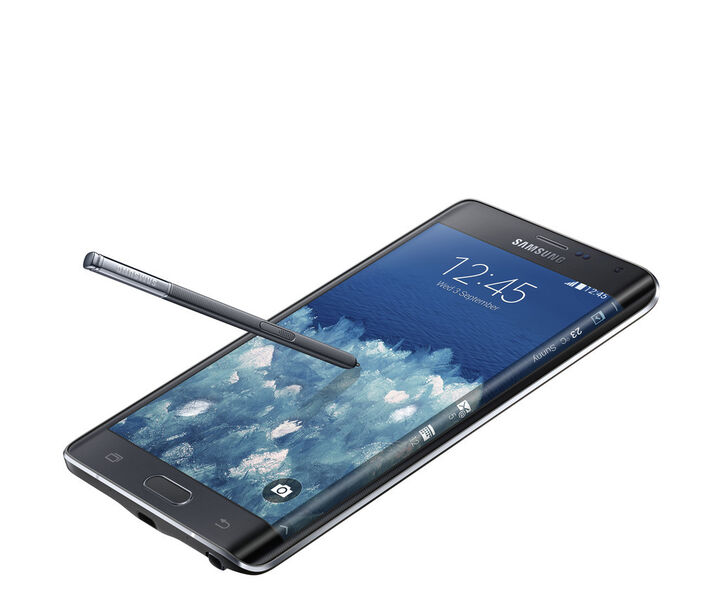 Das Display des Galaxy Note Edge ist 5,6 Zoll groß. (Bild: Samsung)