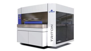 Die neue Blechentgratungsmaschine «Triton». (Bild: Ernst)