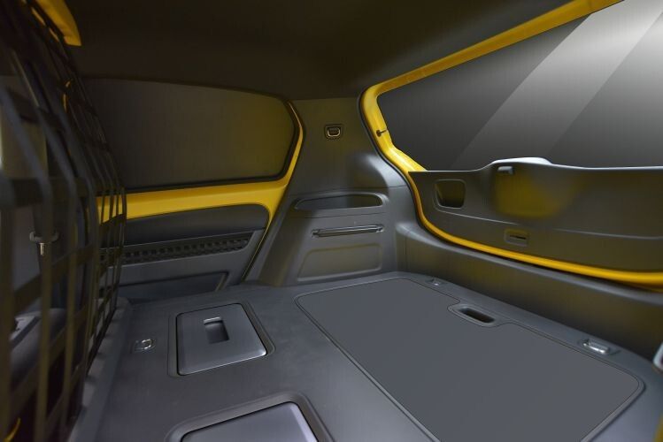 Das Ladevolumen des E-Load-Up liegt mit 1.400 Litern deutlich über dem des Serienmodells mit 951 Litern. (Foto: VW)