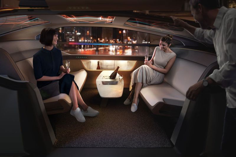 Ob feiern, ... (Bild: Volvo)