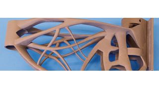 Impulse für den Leichtbau: Mit 3D-Druck lassen sich Bauteile mit individuell auf die Beanspruchung optimierter Struktur und minimaler Masse herstellen (Ecoparts AG)