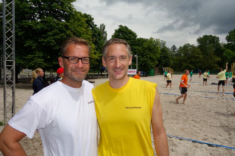 (l.) Heiko Lühr und Louis Dreher, Fujitsu, sind heute ausnahmsweise mal Konkurrenten. (Bild: IT-BUSINESS)