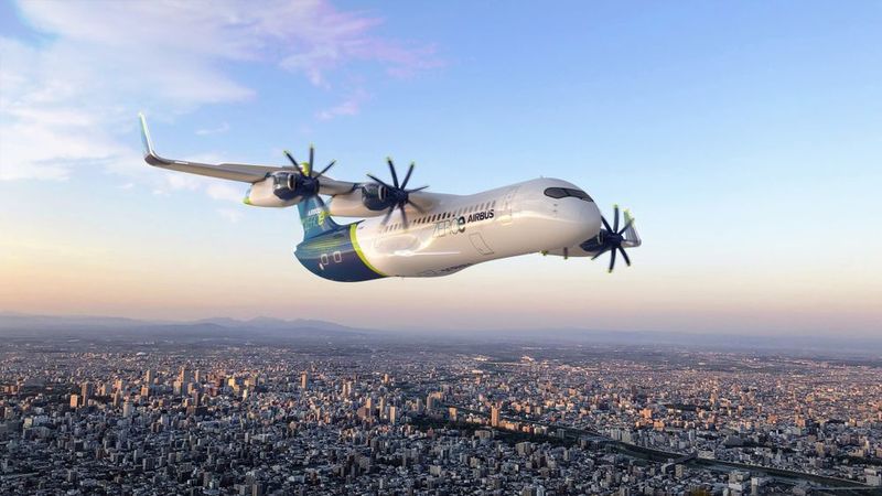 Airbus is working on the propulsion of short-haul aircraft using hydrogen and fuel cells as part of the “GENtwoPRO” project.(Source:  Airbus SAS 2025)