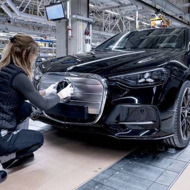 The new model from Kecskemét: the fully electric C-Class. An extended version will be produced by Mercedes in China from 2027. (Source: Mercedes-Benz)