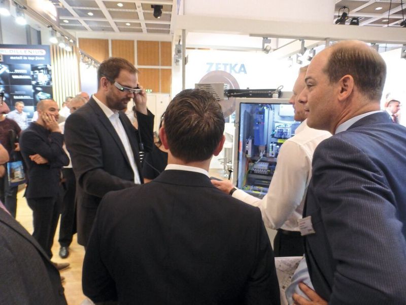 Imperssionen vom Messerundgang der Stanztec 2018 in Pforzheim. (Vogel/Finus)