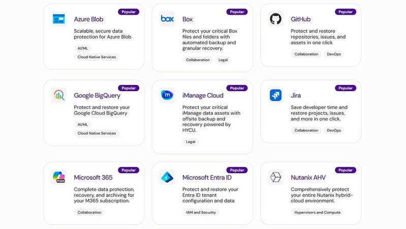 Mit dem R-Cloud Marketplace reagiert Hycu auf den Trend zu stark fragmentierten SaaS- und Cloud-Landschaften mit oft uneinheitlicher Datensicherung.(Bild:  HYCU)