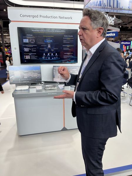 Jörg Karpinski, Sales Director Germany bei Huawei: „wir sorgen für die Verbindungen und Brücken, für die digitale Zukunft der Unternehmen.“ (Bild: Vogel IT-Medien)