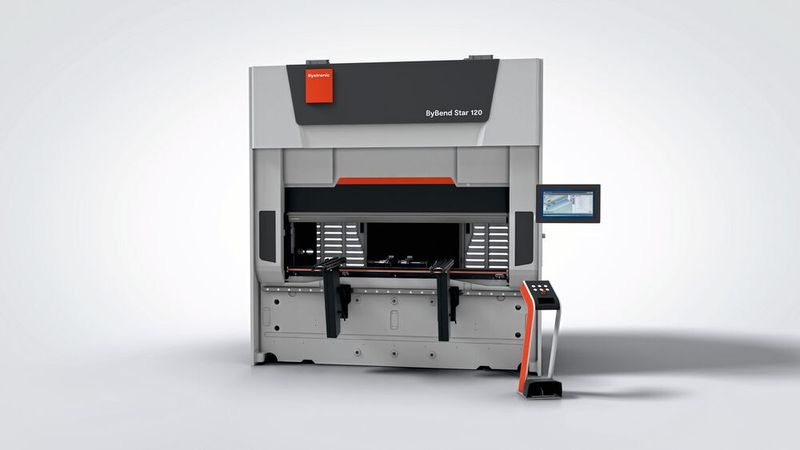 Kompakt, universell, schnell, energieeffizient und wirtschaftlich: die von Bystronic vorgestellte Biegepresse By Bend Star 120.  (Bild: Bystronic)
