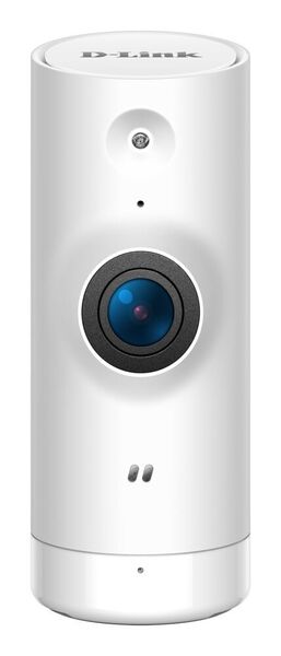 Die zehn Zentimeter hohe Kamera hat einen 138 Grad Blinkwinkel und einen 1.080p-Sensor und nimmt bis zu 30 Bilder pro Sekunde auf.  (D-Link)