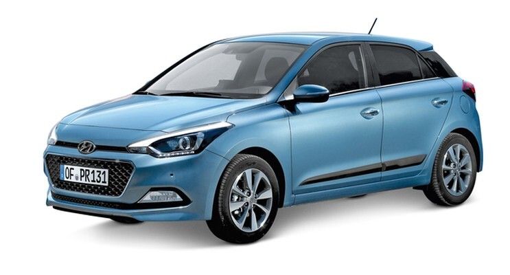 Red Dot Award 2015 - Hyundai i20: Der neue i20 zeigt eine klare und elegante Linienführung. Eine lange Motorhaube, senkrechter stehende A-Säulen und eine markante Charakterlinie über die gesamte Fahrzeuglänge prägen sein eigenständiges Erscheinungsbild. Die kraftvolle Anmutung des Fahrzeugs wird im Frontbereich durch den Hexagonalgrill und die LED-Scheinwerfer unterstrichen. Am Heck vermitteln die schwarz glänzenden C-Säulen den Eindruck einer schwebenden Dachlinie. (Bild: Red Dot)