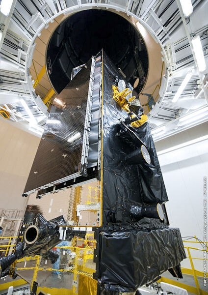 Neben seiner kommerziellen Nutzlast hat Alphasat I-XL vier wissenschaftliche Experimente an Bord (ESA/JM GUILLON)