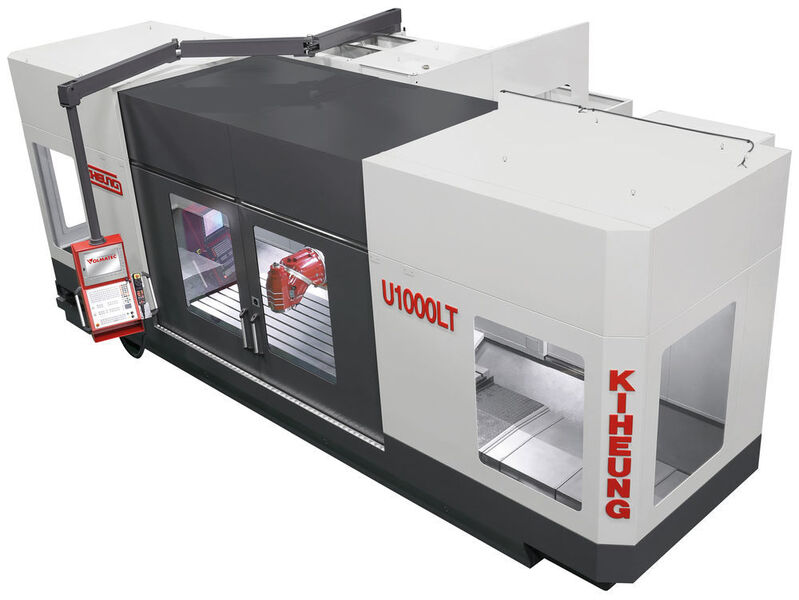 Die U1000LT gehört zur neuen Maschinen-Baureihe und ist die erste lineargeführte Maschine im Portfolio von Volmatec CNC-Werkzeugmaschinen. (Bild: Volmatec CNC-Werkzeugmaschinen)