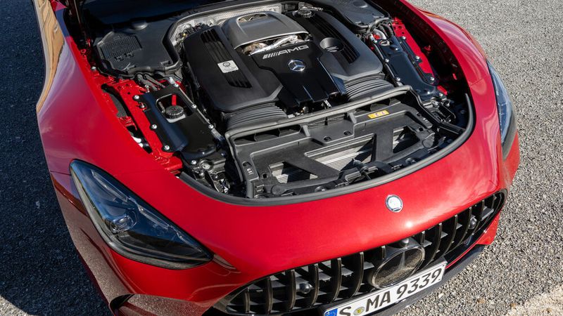 Der V8 kommt auf 430 kW/585 PS. (Bild: Mercedes-AMG)