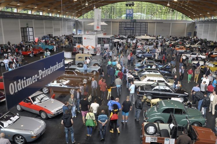 Seit Jahren populärer Bestandteil der Messe: der Oldtimer-Fahrzeugverkauf von privat. (Foto: Klassikwelt Bodensee)