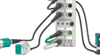 Multiprotokoll Ethernet-IO-Module von Pepperl+Fuchs mit integriertem 8-fach IO-Link Master und leistungsstarkem L-codierten M12-Power-Anschluss bis 16 A  (Pepperl+Fuchs)