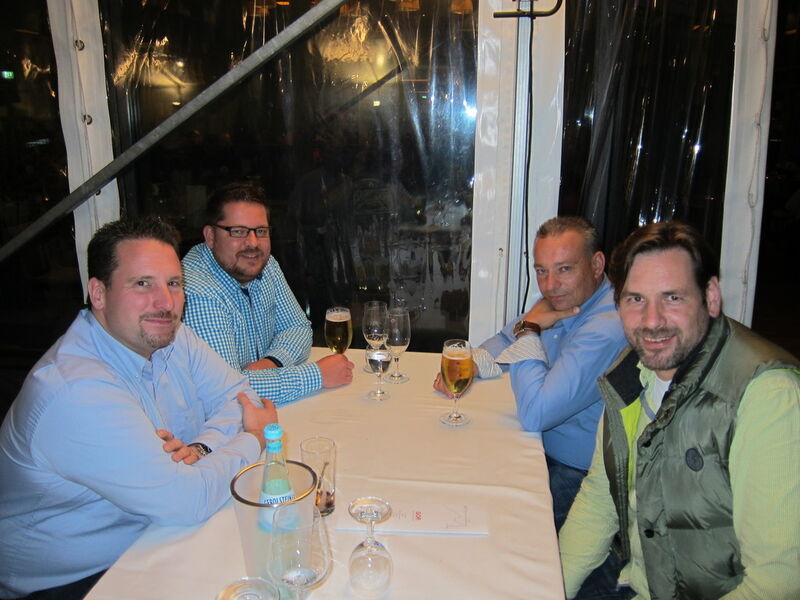 (v.l.) Christian Kordt (Pixel profil), Dirk Blankenburg,C(omputerhaus Werne), Adalbert Hoddow und Dirk Sidowski (Entrance Computer) (IT BUSINESS)