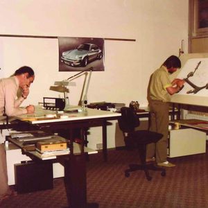 In den 70er Jahren mussten Konstrukteure noch ohne Computer auskommen.