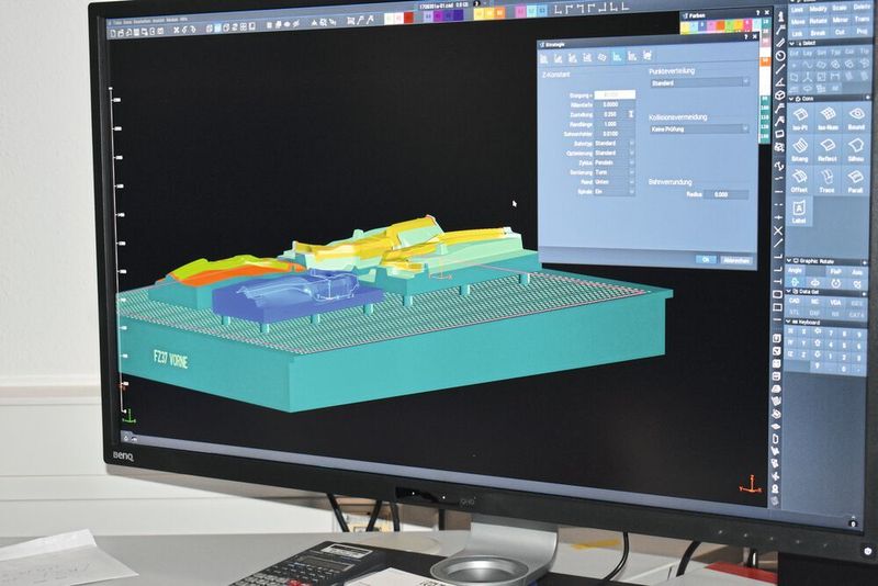 Aufwand durch Software reduzieren: „Guideline“ ermöglicht es bereits in der Konstruktionsphase, mit realistischen Daten die Spannlagen von Bauteilen in der Maschine zu simulieren. (Pfleghar)