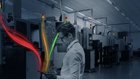 WeAssist combines traditional signal towers with a smart cloud solution. This allows the different colors of the signal towers to facilitate clear and intuitive communication during operations. (Source: Werma)