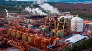 Rio Tinto’s Yarwun alumina refinery in Gladstone, Australia.  (Source: ©Rio Tinto 2023)
