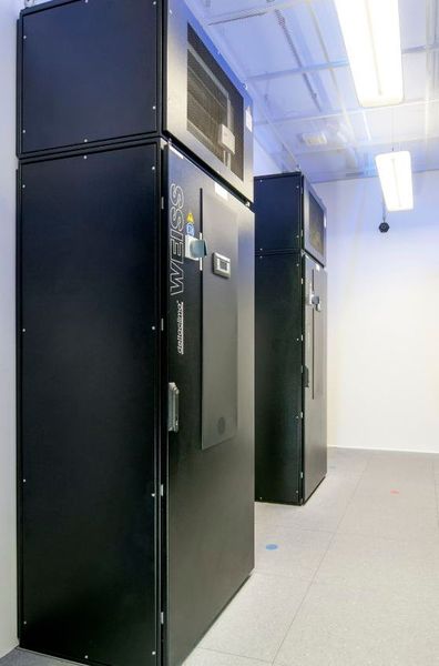 Die CRAC-Systeme (Computer Room Air Conditioning) sind redundant ausgelegt. (Foto: Fa. Bachmann)