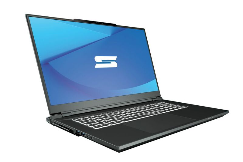 Bei der Grafikhardware im Key 17 Pro lässt Schenker die Wahl zwischen Geforce RTX 4080 oder 4090. Das 17,3-Zoll-Display liefert entweder die WQHD- oder die UHD-Auflösung. (Bild: Schenker Technologies)