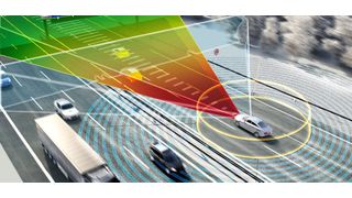 Frontkamera-Module verfügen über Heizelemente zum Entfernen von Beschlag, der sich der Windschutzscheibe bilden und die Sicht behindern könnte. (Continental)